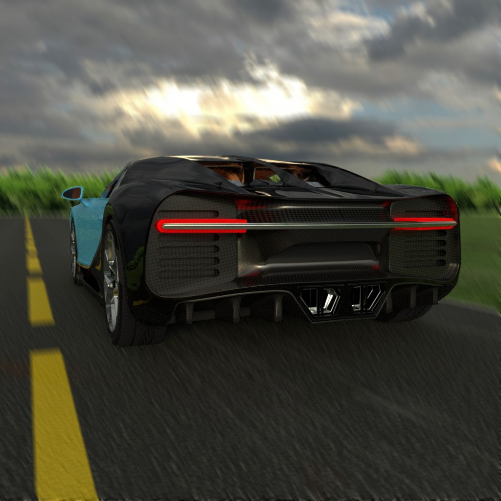 Bugatti Chiron with Interior preview image 2